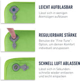 Sea to Summit – Eros Daunen-Reisekissen L – Ultraleicht und aufblasbar – 10D-Material – Premium-Daunenkissen – rutschfest – zum Wandern und Camping – 42 x 28 x 12 cm – Grau – 95 g Naty Shop Reisekissen