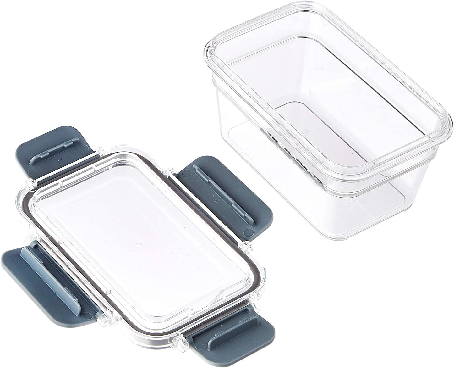 Amazon Basics Tritan-Frischhaltedose mit Verschluss, 11er-Pack, (11 Boxen + 11 Deckel), durchsichtige Frischhaltedosen Naty Shop