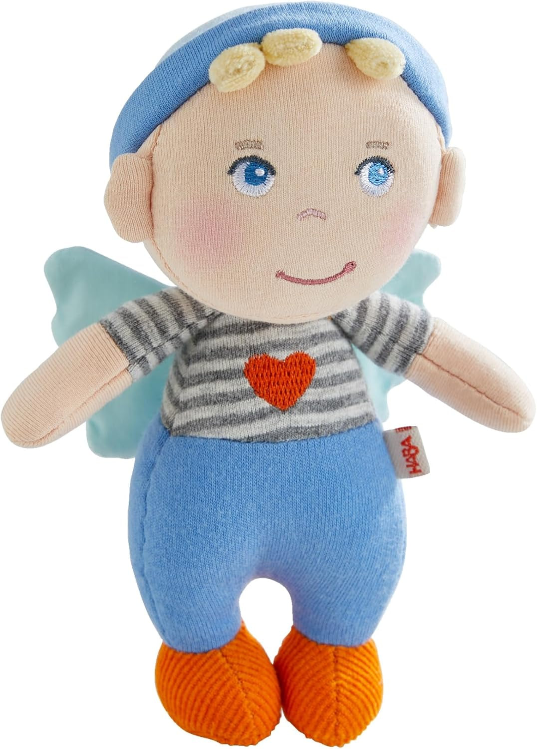 HABA Schutzengel-Matten – Plüsch-Textilpuppe (15 cm), ideales Willkommensgeschenk für Babys und Kleinkinder – waschbar bei 30 °C – 2011869001 Puppen Naty Shop Standardtitel