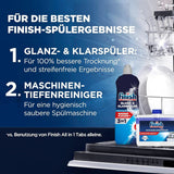 Finish Shine & Klarspüler – Für glänzendes und trockenes Geschirr ohne Wasserflecken – Megapack 800 ml (3er-Pack) Naty Shop