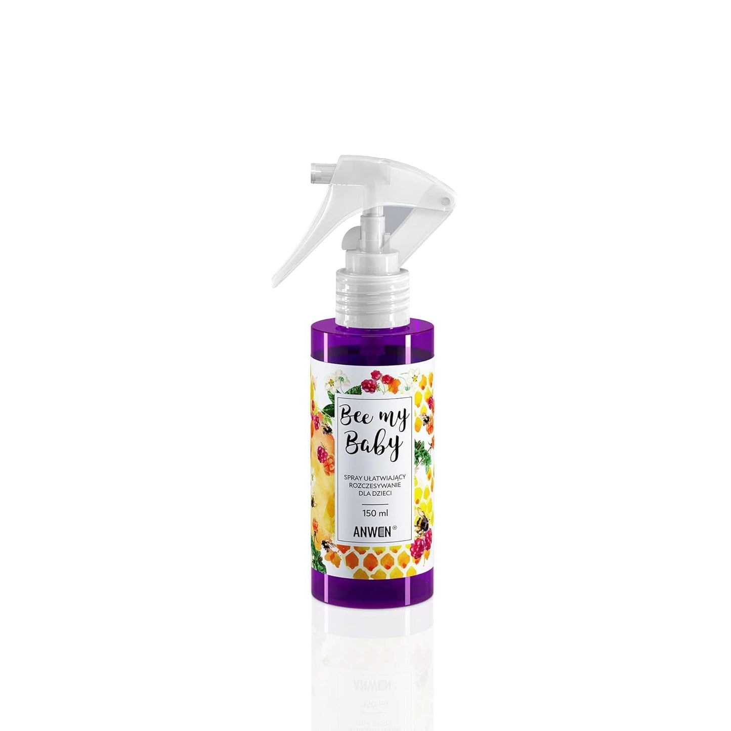 Bee My Baby Natürliches Baby-Haarspray zum Entwirren, Entwirren und Kämmen mit Himbeer-Gummi-Duft – Pflegend mit Sheabutter und Honigextrakt. Entwirrungsprodukte Naty Shop Standardtitel