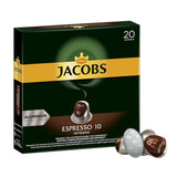 Kaffeekapseln Espresso Ristretto, Intensität 12 von 12, 10 x 20 Getränke & Kaffeekapseln Espresso Intenso, Intensität 10 von 12, 200 Nespresso®* kompatible Kapseln, 10 x 20 Getränke