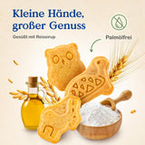 Alete Bio-Knusperkekse mit Alac (4 x 125 g) – Knusprige Alac-Kekse für Babys, palmölfrei, ab 10 Monaten