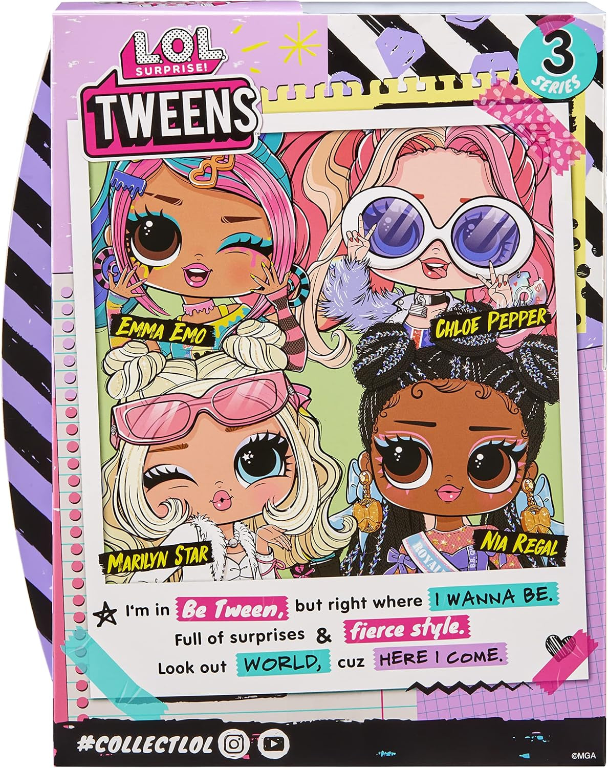 LOL Überraschung! Tweens Fashion Doll Serie 3 – NIA Regal 15 cm Puppe mit Überraschungen: Extravagante Outfits, Accessoires und mehr. Tolles Sammelgeschenk für Jungen und Mädchen ab 18 Jahren 584087