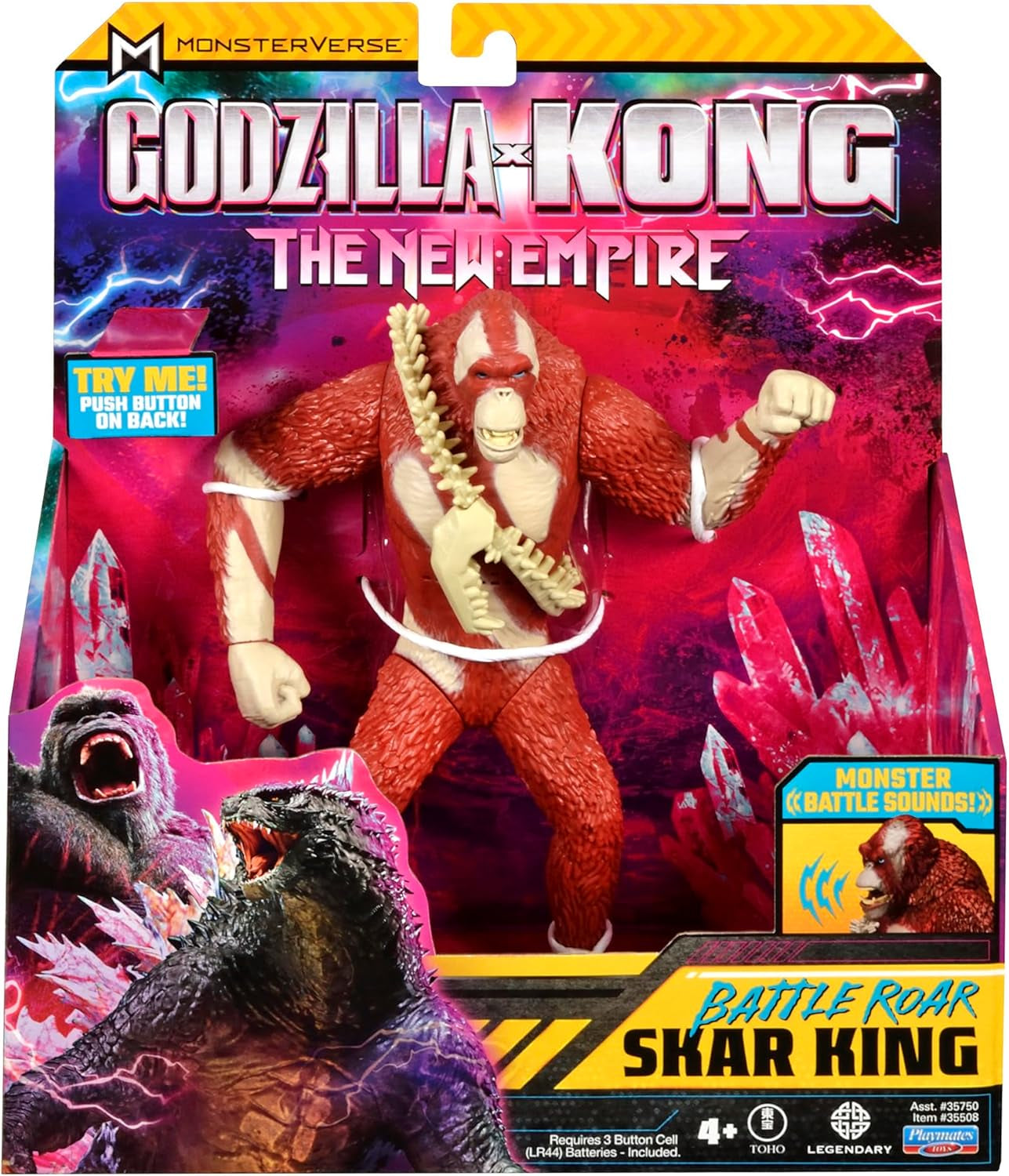 Godzilla X Kong: New Empire Battle Roar Skarking, Actionfiguren, 17 cm Actionfiguren Naty Shop