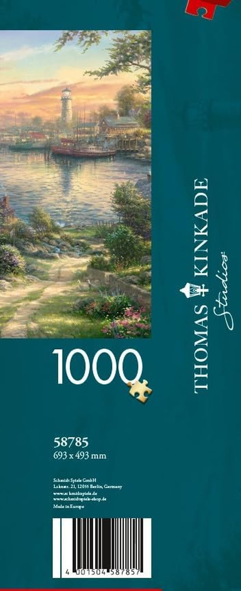 Schmidt Spiele 58785 Thomas Kinkade, New England Harbour, Puzzle 1000 Teile, farbig Puzzle Naty Shop