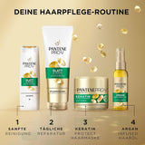 Pantene Pro-V Smooth & Silky Keratin Protect Haarmaske 500 ml für lockiges und trockenes Haar, bis zu 72 Stunden glattes und glänzendes Haar in einer einzigen Anwendung, mit Pro-V-Formel und aktiver Nutri-Plex-Haarmaske Naty Shop