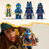 LEGO NINJAGO Jay Battle Mech, Ninja-Spielzeug für Kinder mit Figuren, einschließlich Jay-Minifigur mit Mini-Katana, Actionfiguren und Mech, kleines Geschenk für kreative Jungen und Mädchen ab 6 Jahren 71805 Bausets Besuchen Sie den LEGO-Store
