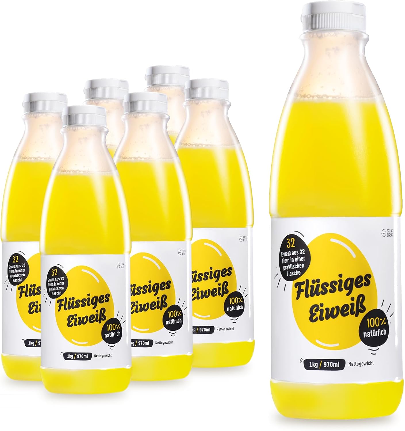 Flüssiges Eiweiß der Marke – 6 x 1 kg, 100 % natürliche Proteine