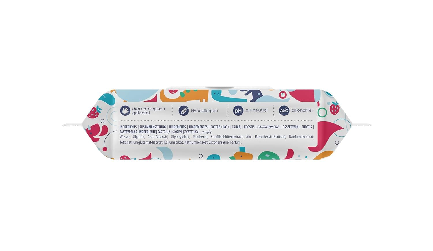 Kindii Fun Nasses Toilettenpapier – (10 x 60 Stück) Nasses Toilettenpapier – Kamille, Aloe Vera, pH-neutral, wasserbar, erfrischt den Intimbereich – 600 Stück