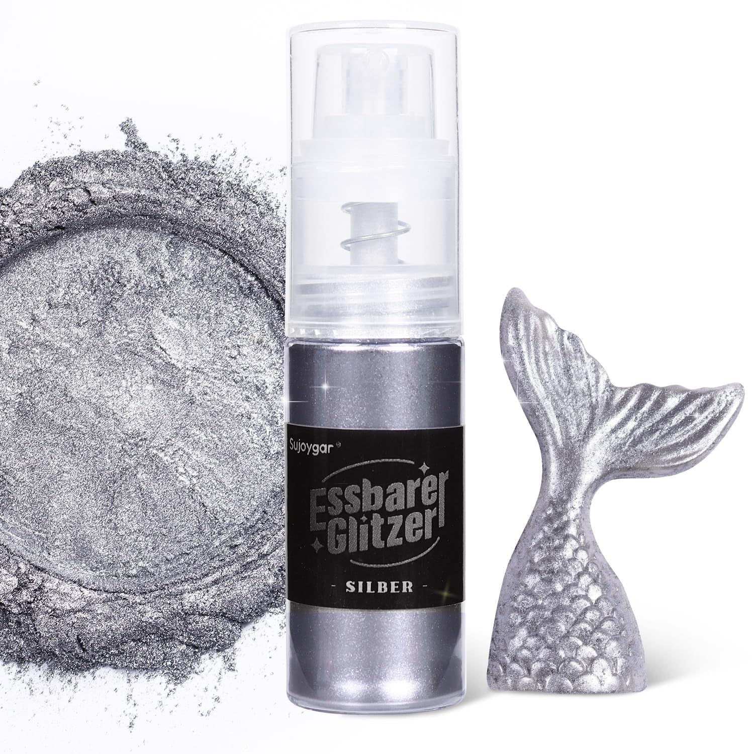 Essbarer Glitzer – 10 g, roségoldener Getränkeglitzer, essbares Glitzerpulver, Lebensmittelfarbpulver, Goldpulver, metallisches Glitzerpulver, Glitzerspray für Cocktails, Schokolade, Kuchen, Fondant