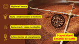 New York Coffee – EXTRA P – Kaffeebohnen, kräftiger und kräftiger Geschmack, Arabica- und Robusta-Bohnen, zum Mahlen, italienischer Espresso, Barmischung – Premium-Qualität seit 1930 – 1 kg, Bohnen