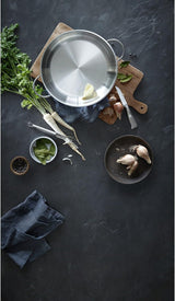 WMF Profi Servier-/Bratpfanne 28 cm Induktion, Cromargan Edelstahlpfanne, ohne Deckel Töpfe und Pfannen Naty Shop