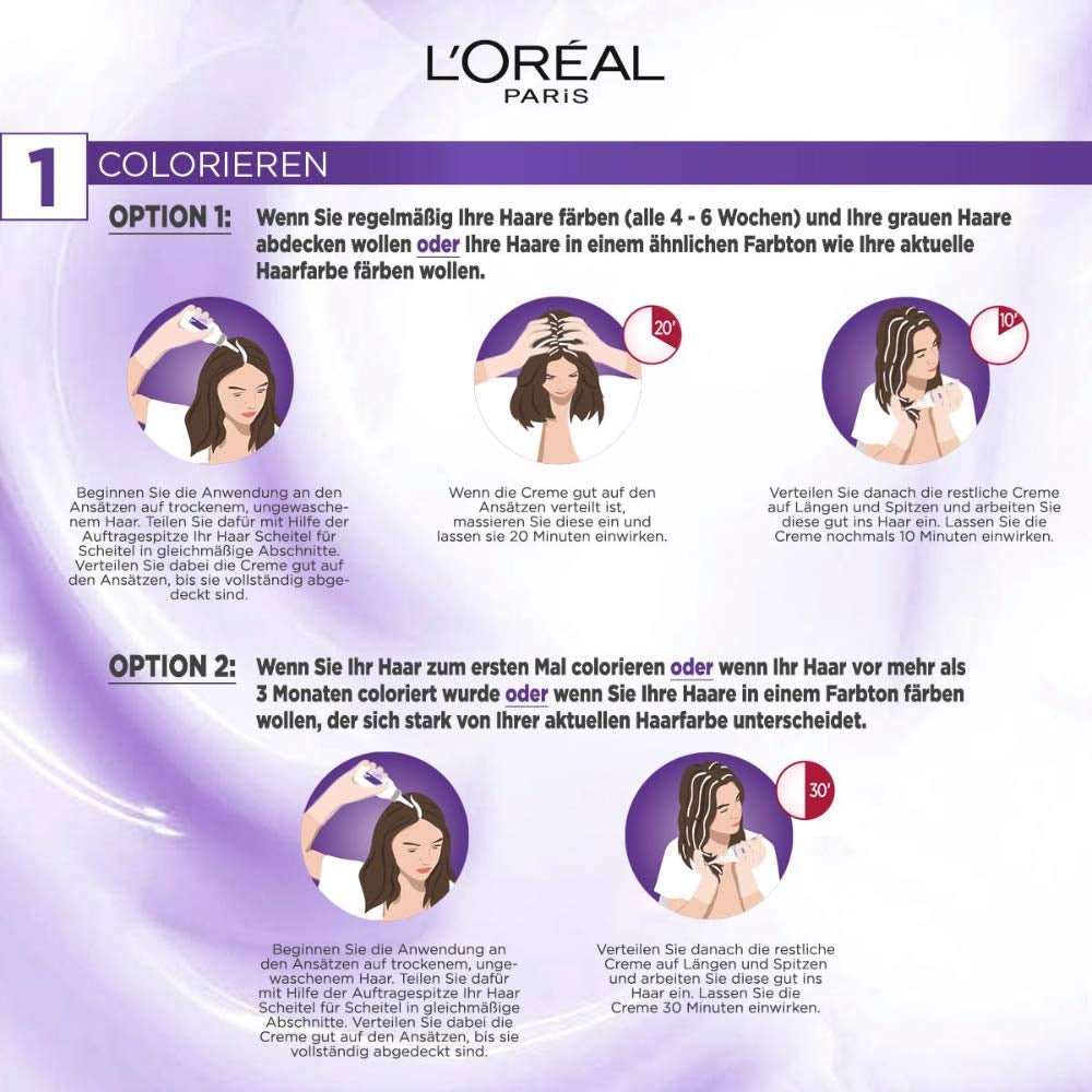 L'Oréal Paris Permanente Haarfarbe mit ultra coolem Farbergebnis, 100 % Abdeckung grauer Haare, Set mit Coloration, Shampoo und Pflegecreme, Excellence Cool Creme, Nr. 7.11 Ultra cool medium blond (Blond) Naty Shop Haarfarbe