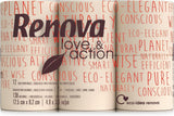 Toilettenpapier Renova Love & Action, Beiger Paket 9 x 12 Rollos-: 108