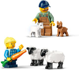 LEGO City Traktor mit Anhänger – Bauernhofspielzeug mit Traktor und Tierfiguren – Montessori-Spielsets für Jungen und Mädchen ab 4 Jahren – Geschenk mit 2 Minifiguren 60461 Bausets Besuchen Sie den LEGO-Store