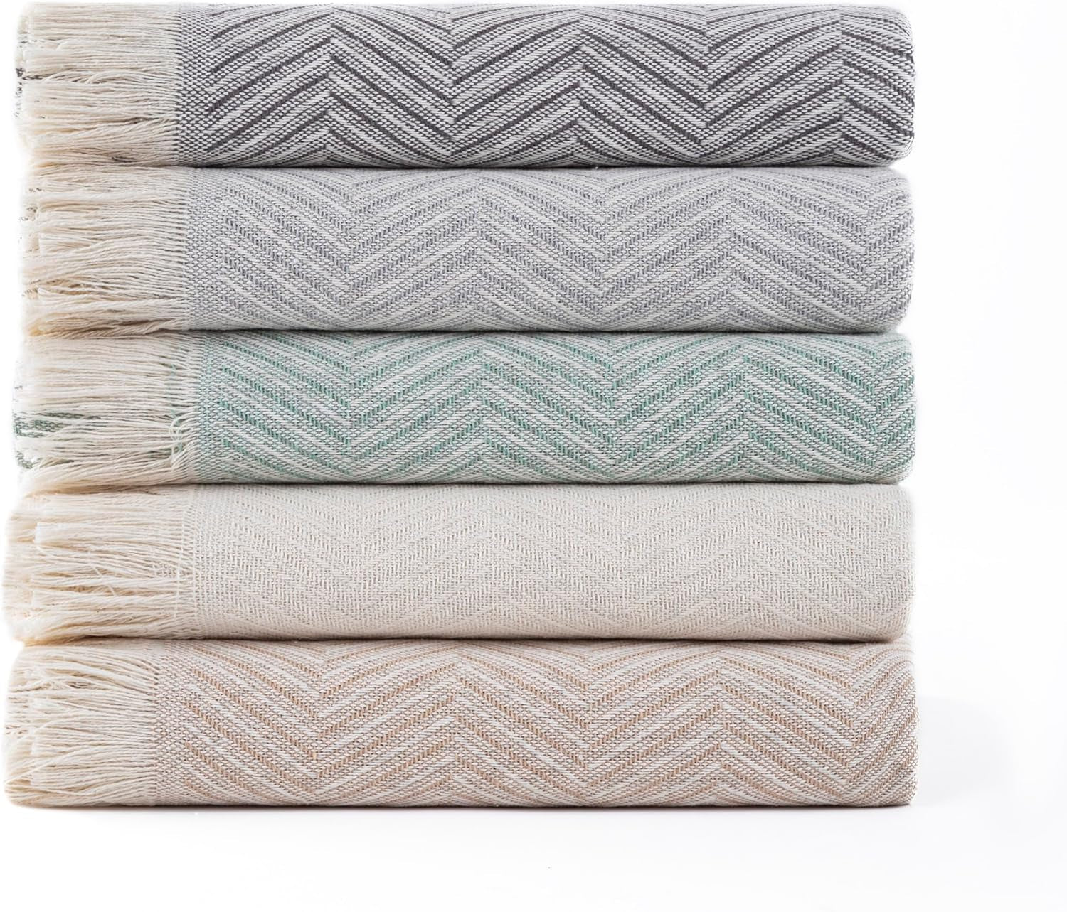Todocama Multifunktions-Tagesdecke, Tagesdecke, Tagesdecke, Sofabezug, Jarapas, Fischgrätenmuster (230 x 260 cm, Sandbeige). Betten und Decken Besuchen Sie den Todocama-Store