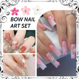 1 Karton Nail Art Charms, 3D Flowers Nagelkunst Charms, Acryl Blumen Nagel Strass Mit Ornamenten, Nagel Edelsteine, Nagel Zubehör Für Mädchen, Nagelkunst Dekoration, DIY Handwerk Nagel Design