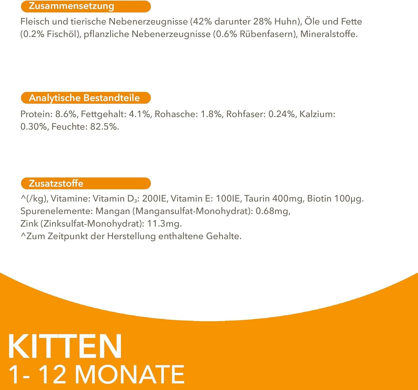 IAMS Delights Kitten Nassfutter - Multipack Katzenfutter mit Hunn in Sauce, hochwertiges Futter für Junior Kätzchen von 1-12 Monaten, 12 x 85 g