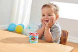 LENA 52761 Spieluhr Kleine Entlein, Spieluhr ca. Buntes Babyspielzeug Naty Shop 10,5 x 7,5 cm Melodie-Blech-Spieluhr Metall-Spieluhr Drehorgel für 18 Monate Baby-Entenmuster-Orgel-Spieluhr Buntes Babyspielzeug Naty Shop