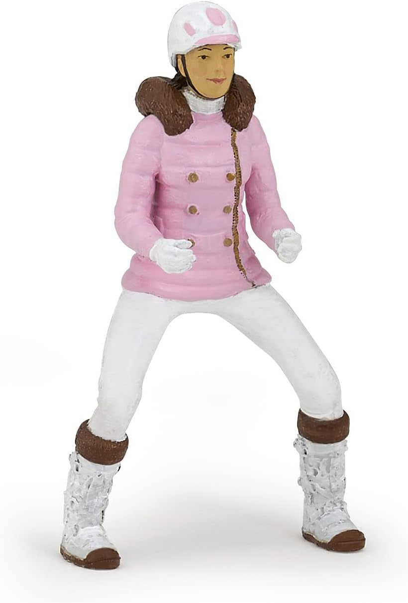 PAPO - Pferdefigur - Rider Fashion Winter, Leidenschaft fürs Reiten, Spielzeug für Kinder ab 3 Jahren. Actionfiguren Naty Shop Standardtitel