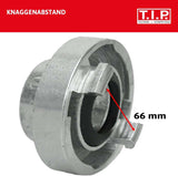 Storz TYP C 52 Kupplung, 2" Innengewinde, für Rohre und Armaturen mit Nitril-O-Ring für Saug- und Druckeinsätze, aus Aluminium, 31092