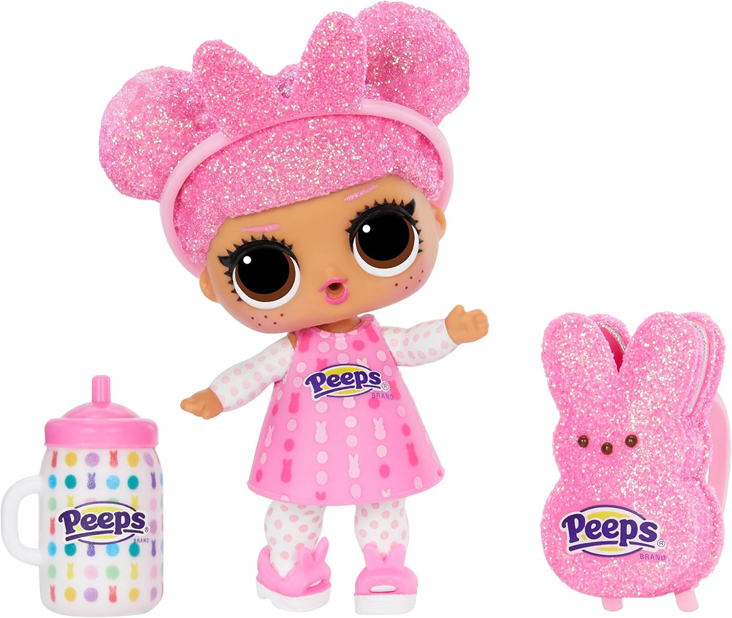 LOL. Überraschung! Loves Mini Sweets Peeps - Cute Bunny - Limitierte Auflage mit Frühlingsthema - Sammlerpuppe mit 7 Überraschungen - Für Mädchen, Jungen und Sammler ab 4 Jahren