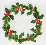 Talking Tables 20 XL-Weihnachtspapierservietten mit Stechpalmen-Design | Luxuriöse Einwegtücher | Wiederverwendbar | Ideal für Weihnachts- und Dinnerpartys | Hohe Qualität | 40cm x 40cm