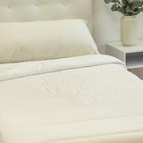 Bettdecke TRAMAS+ 200 Gr/M² für Betten aus silikonisierten Hohlfasern – 150 x 220 cm – Öko-Tex-zertifiziert – Weiß, weich, warm, minimalistisch – Bett 90 cm Bettdecken und Steppdecken Naty Shop