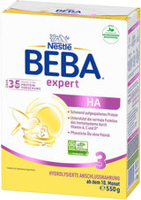 BEBA expert HA 3 Hydrolysierte Fortsetzungsformel, ab 10 Monaten, 1 Packung (1 x 550 g)