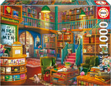 Educa - Puzzle mit 1000 Teilen für Erwachsene | Bibliothek. Abmessungen: 68 x 48 cm. Inklusive Fixpuzzle-Puzzlekleber. Seit 14 Jahren (19925) Puzzle Naty Shop Standardtitel