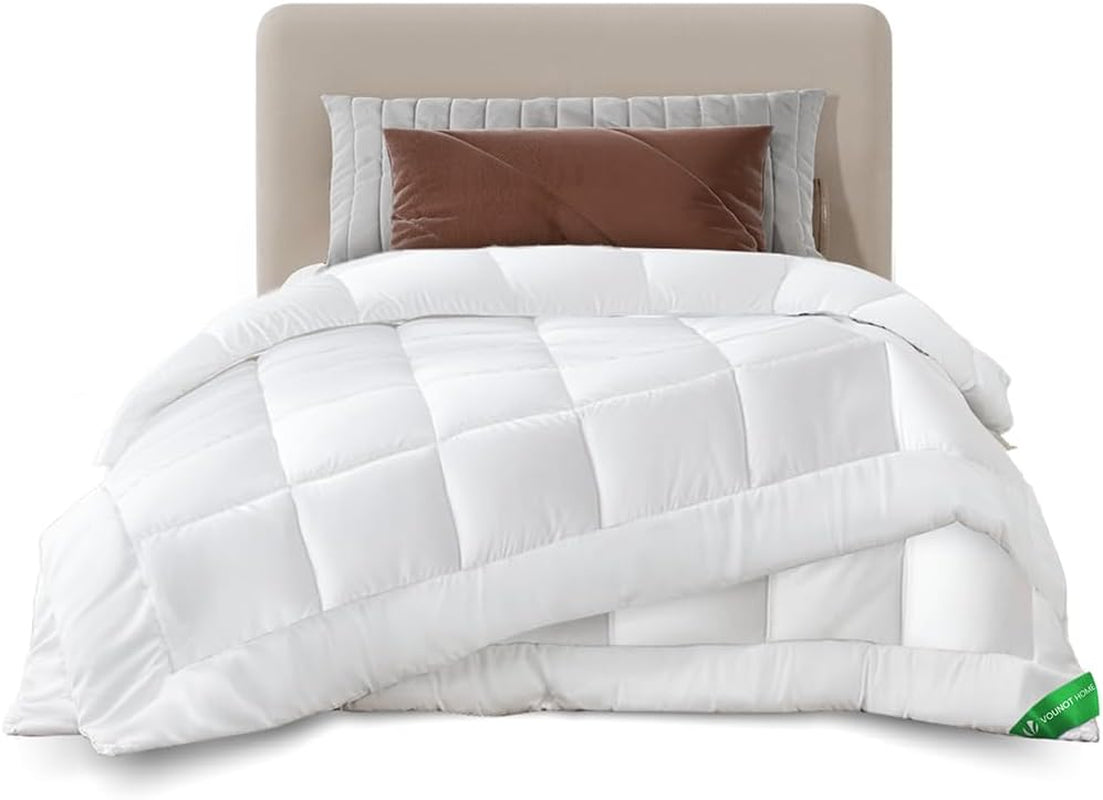 VOUNOT Bettdecke 155 x 200 cm, 4-Jahreszeiten-Winterbettdecke, 2er-Set, 500 g/m², bestehend aus 2 zusammengeknüpften Steppdecken, anpassbare Bettdecke für Sommer und Winter, Öko-Tex-Standard. Bettdecken und Steppdecken, Naty Shop 4-Jahreszeiten-Decken-Set, 2 Stück, 155 x 200 cm