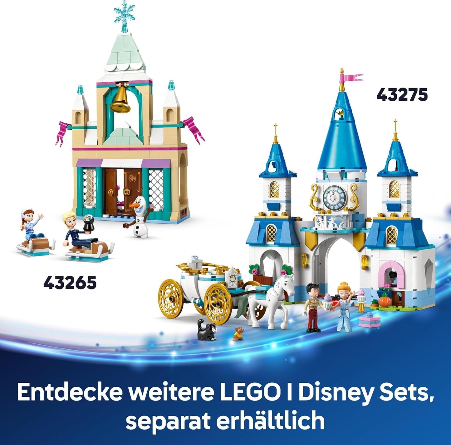 LEGO® Disney Encanto Mini House, Konstruktionsspielzeug für Mädchen ab 5 Jahren, Fantasy-Spielzeug und Bauset mit Mirabel und Antonio Mini Dolls, einer Capybara-Figur und Schlüssel 43261 Bausets Besuchen Sie den LEGO-Store