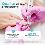 COSLUS Nagelfräser Kabellos Tragbar Für Gelnägel: Elektrische Nagelfeile Stufenlos Geschwindigkeitsregelung Für Maniküre Pedicüre Und Acrylnägel Plastik Nail Drill Für Anfänger & Nagelstudio Zuhause