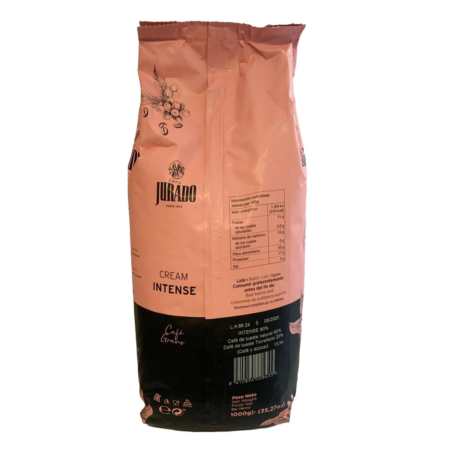 Gemahlener spanischer Kaffee / Café español mezcla - 3 x 1 kg