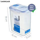 LocknLock PP Classic Großbehälter 1,8L | 15,1 x 10,8 x 19 cm | 100 % versiegelte Aufbewahrungsbox | Futterspender für Müsli oder Essen | BPA-freier und spülmaschinenfester Aufbewahrungsbehälter für Lebensmittel von Naty Shop
