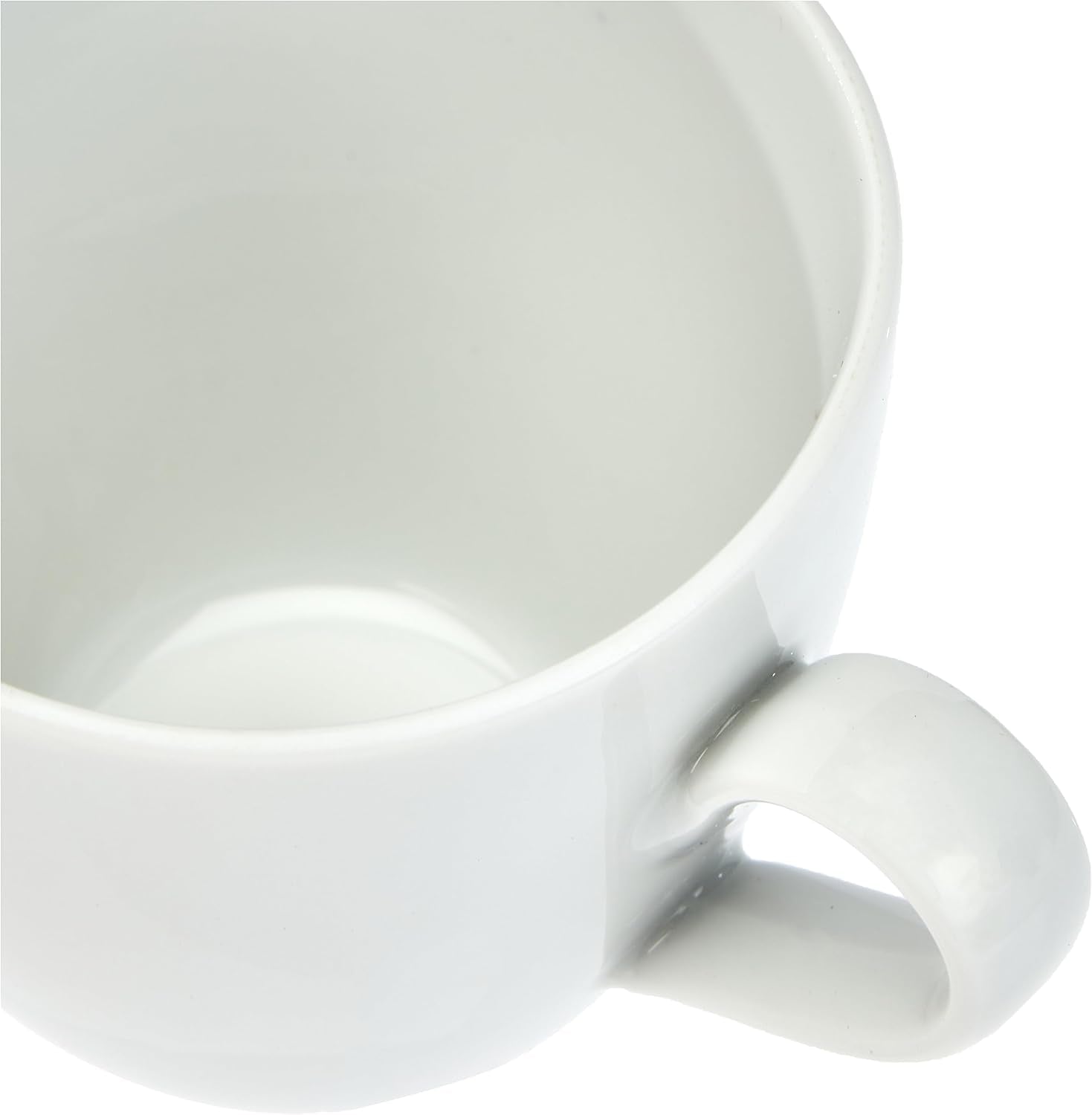 Alessi SG53/87 'Mami' Kaffee-Obertasse 6 Stück aus weißem Porzellan 8,0 cm Durchmesser