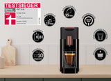 Espressomaschine mit K-FEE ONE Kapseln für Kaffee, Tee und Kakao | Kompakter Espresso | Schnelles Aufheizen | 0,8 l Wassertank | 19 Takte | Schwarzes Kupfer | Stiftung Warentest 2023 Testsieger