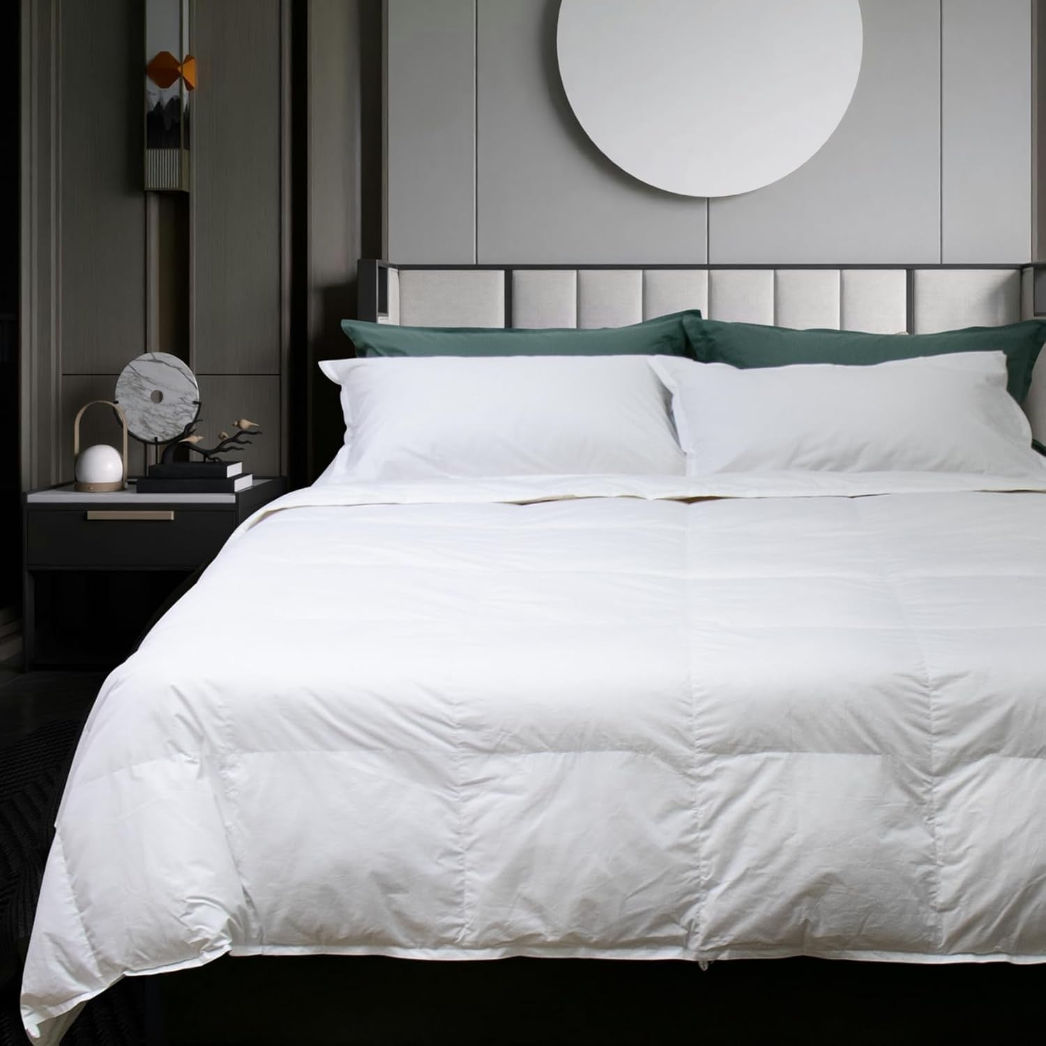 Nottetempo, Gänsedaunendecke, Einzelbett, 205 x 155 x 2 cm, Bianco Bettdecken und Steppdecken Naty Shop Single 205 x 155 x 2 cm