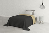 Italienische Bettwäsche Estivo Einzelbett, Leinen, Aqua, 170 x 270 cm