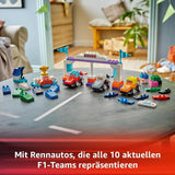 LEGO DUPLO Town F1 Team Rennwagen mit Rennfahrern, Bauspielzeug für die ganze Familie, fantasievolles Spielerlebnis, Geburtstagsgeschenk für Kleinkinder, Jungen und Mädchen ab 2 Jahren 10445 Bausets Besuchen Sie den LEGO-Store