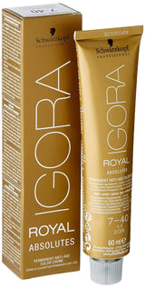 Igora Royal Absolute Age Blend Haarfarbe, 7-560 Mittelgoldenes Schokoladenblond, 60 ml Naty Shop Haarfarbe 7-40 Mittelblond Naturbeige 1 g (1 Packung)