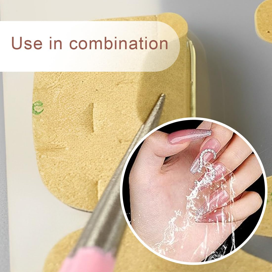 24 Stück weiße quadratische Nägel zum Aufkleben, rosa Farbverlauf, Blumenmuster, zum Aufdrücken der Nägel, künstliche Nägel, falsche Nagelkunst, französische quadratische Nägel, künstliche Nägel für Frauen