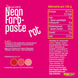Decocino Neon Lebensmittelpaste Rot – Hochdosierte Lebensmittelfarbe – Zum Einfärben von Kuchen, Muffins, Cupcakes – Geschmacksneutral