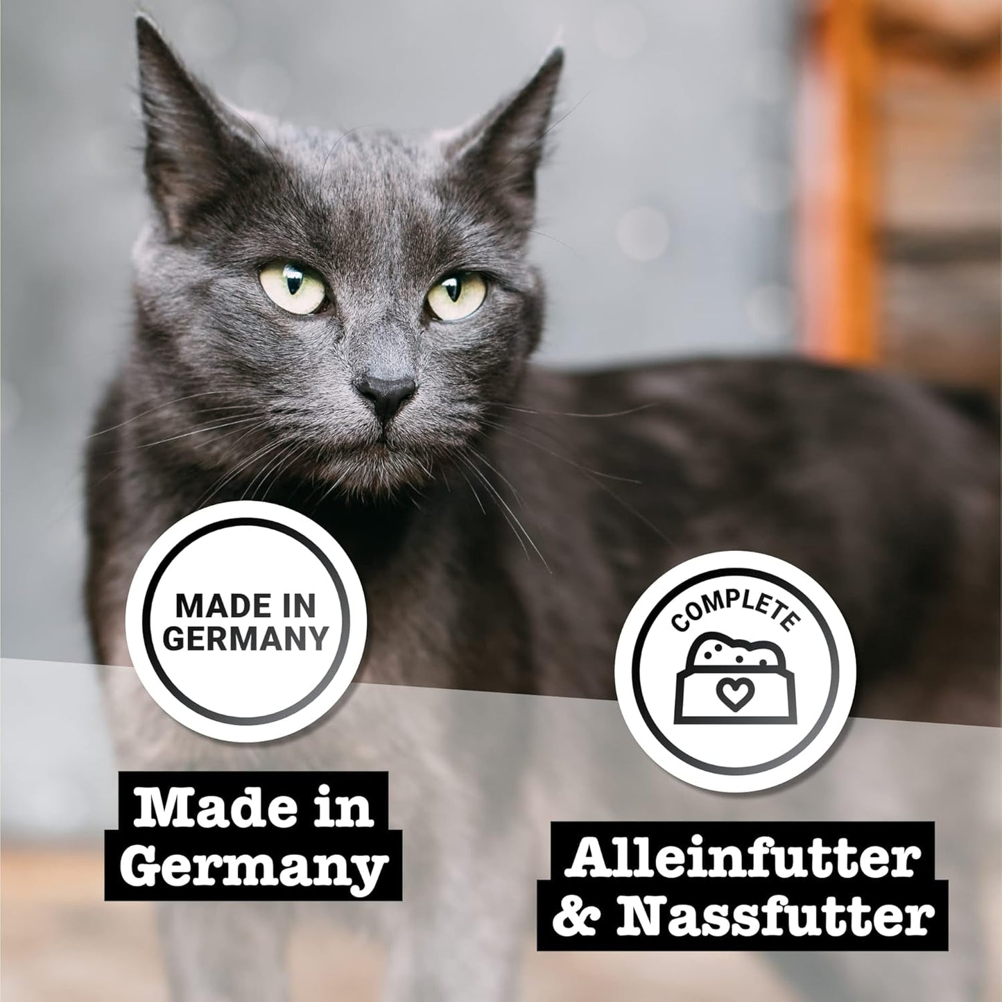 Catz Finefood Purrrr Collection I – Monoprotein-Nassfutter für Katzen – getreidefrei, zuckerfrei, hypoallergen – hoher Fleischanteil – Nassfutter für Katzen im Multipack – in Beuteln, 85 g (12 Packungen)
