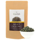 MILKY OOLONG 100G, Premium-Oolong-Tee mit Grüntee-Charakter, halbfermentierter loser grüner Tee, Teaclub Green Tea Loose Leaves