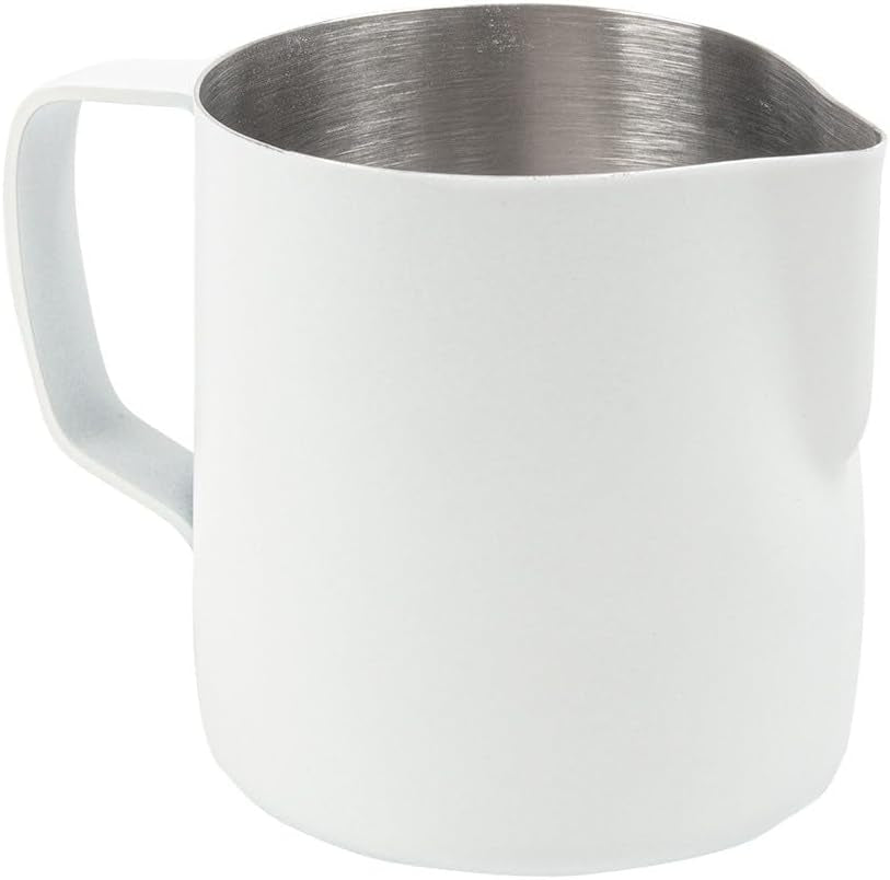 Milchbecher ohne Deckel, 350 ml, weiß, Edelstahl