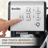 Espresso Breville Prima Latte II | Latte- und Cappuccino-Maschine | Professionelle Pumpe mit 15 bar und Milchaufschäumer | Silber [VCF108X]