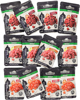 Dehner Premium Nassfutter für Katzen, Multipack, ausgewachsene Katzen, je 4 Stück: Lamm / Truthahn / Lachs, 12 Beutel x 100 g (1,2 kg)