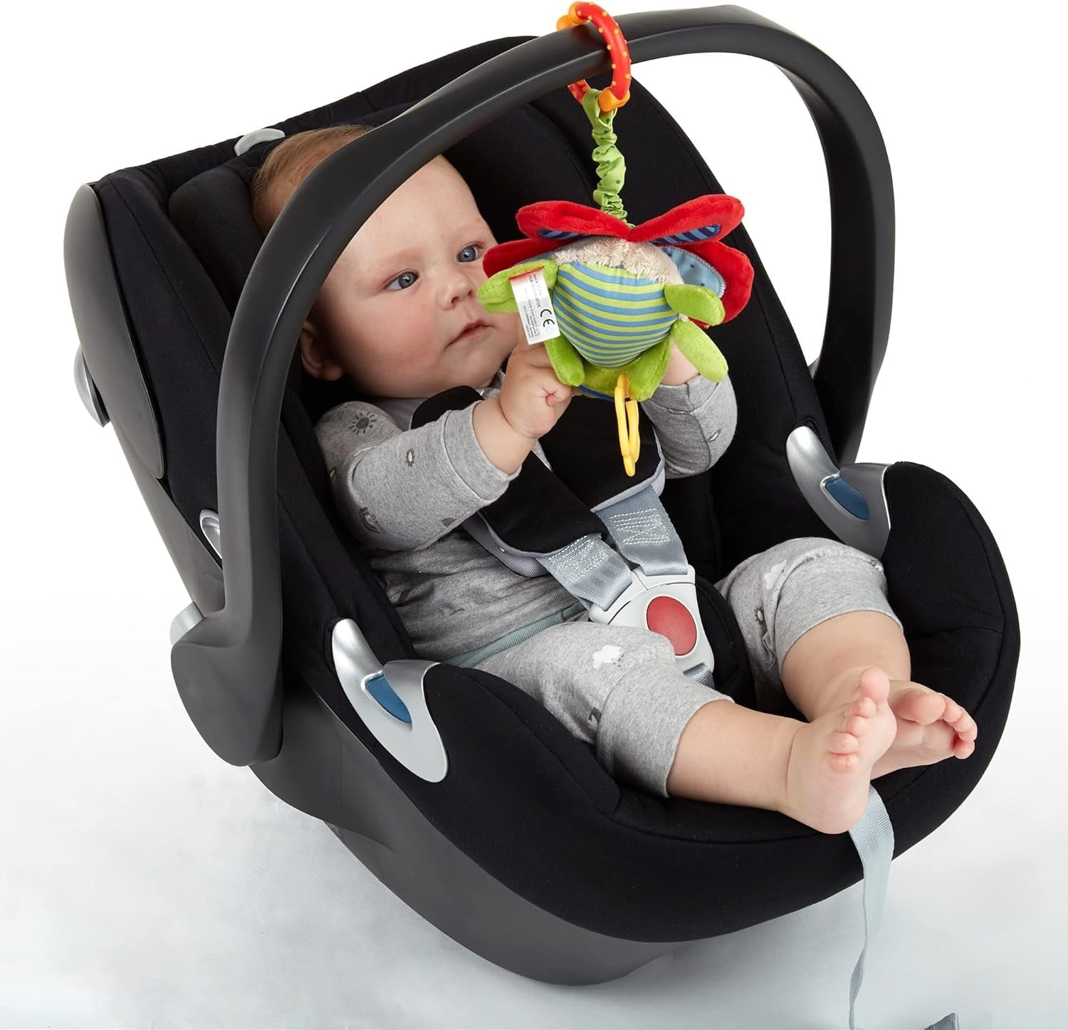 SIGIKID 42206 Schmetterlingsanhänger Baby Activity PlayQ Babyspielzeug für Mädchen und Jungen, empfohlen ab 3 Monaten Babyspielzeug Naty Shop